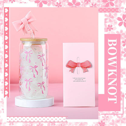 Pink Bow Gift Baskets for Teen Girls, Women Trendy Stuff Coquette Bow Teen Girl Birthday Self Care Box Gift for Her, Sister Friend Women Sweet 16th 18th 21st Box