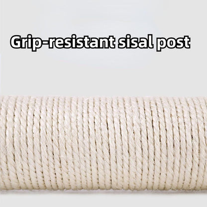 Rabbit Scratching Posts Cage - Rabbit Scratching Pole Designed for Cage Bunny Scratcher Sisal (Pink)