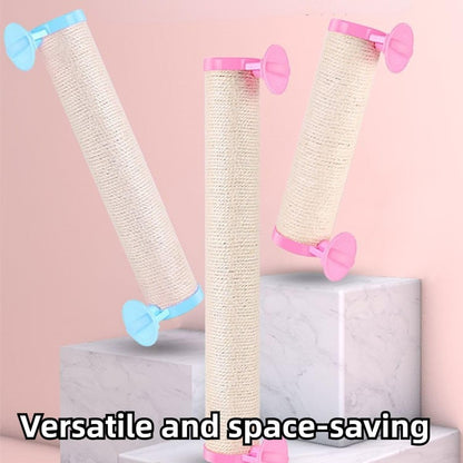 Rabbit Scratching Posts Cage - Rabbit Scratching Pole Designed for Cage Bunny Scratcher Sisal (Pink)