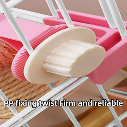 Rabbit Scratching Posts Cage - Rabbit Scratching Pole Designed for Cage Bunny Scratcher Sisal (Pink)