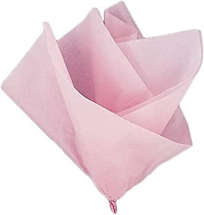 Solid Pink Tissue Sheets - 20" x 26", 10 Count | Perfect Colorful Gift Wrapping & Craft Supplies