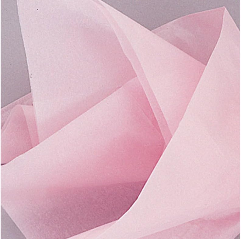 Solid Pink Tissue Sheets - 20" x 26", 10 Count | Perfect Colorful Gift Wrapping & Craft Supplies
