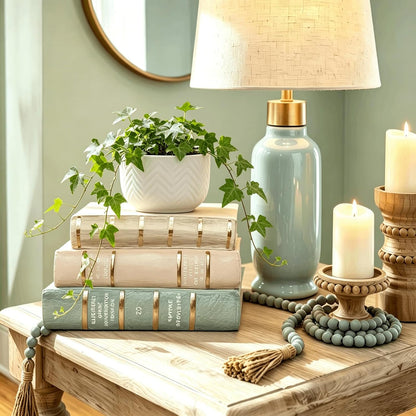 Decorative Books Living Room Decor Aesthetic 7.5 Inch Fake Books