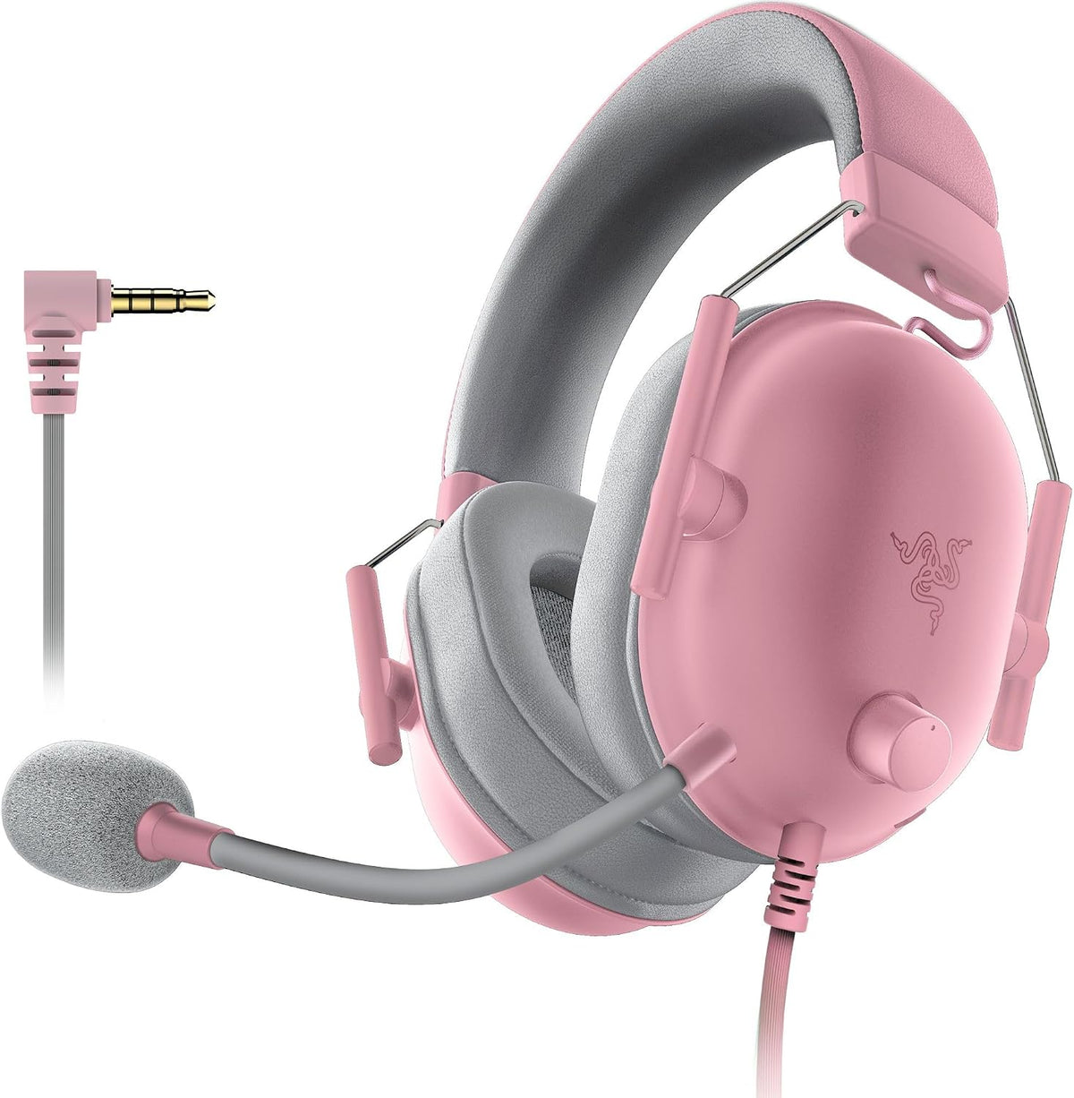 BlackShark V2 X Gaming Headset, 50mm Drivers, Quartz Pink