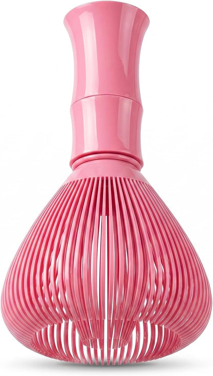 Traditional Matcha Whisk Reusable Resin Matcha Whisk Chasen Dishwasher Safe Matcha Stirrer Matcha Green Tea Powder Preparation Prepare Japanese Matcha Tea (pink)
