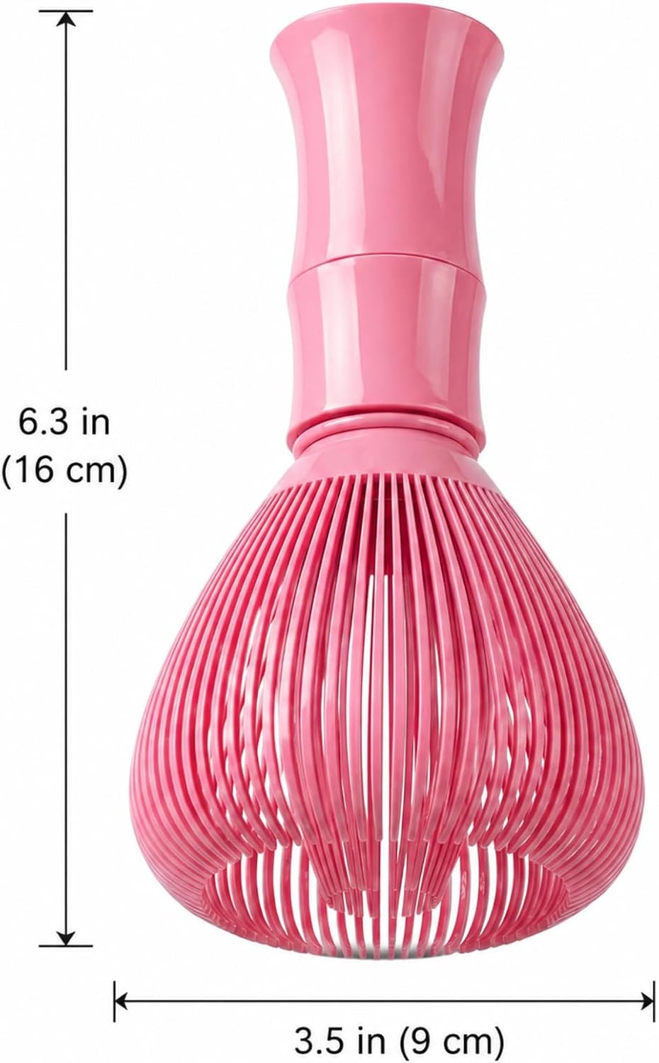 Traditional Matcha Whisk Reusable Resin Matcha Whisk Chasen Dishwasher Safe Matcha Stirrer Matcha Green Tea Powder Preparation Prepare Japanese Matcha Tea (pink)