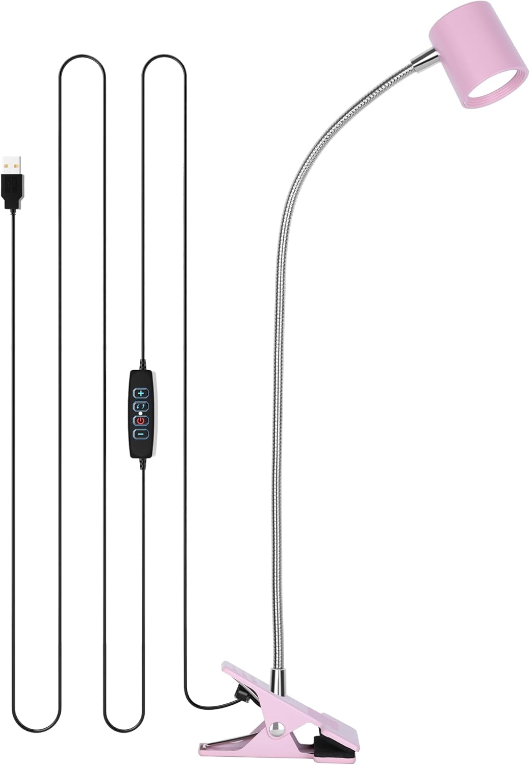 Desk Lamp,USB Clip On Light with 3 Color Modes,LED Reading Lamp