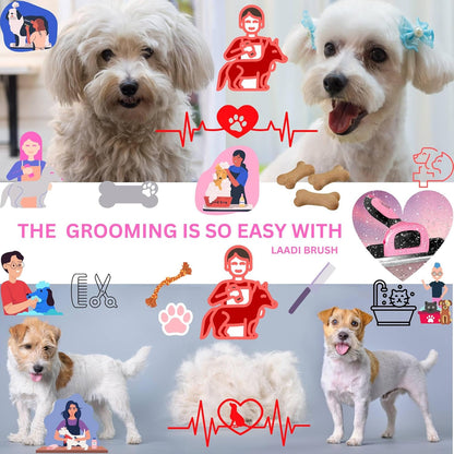Deshedding Tool - Reduces Shedding by Up to 95% for Pets' Grooming - Suitable for Dogs, Cats, Horses, and Rabbits