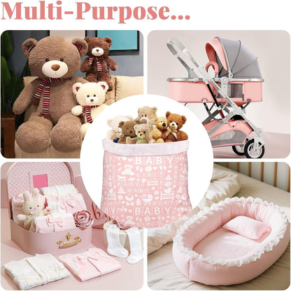 56 Inch Extra Large Pink Plastic Gift Bag for Baby Girls