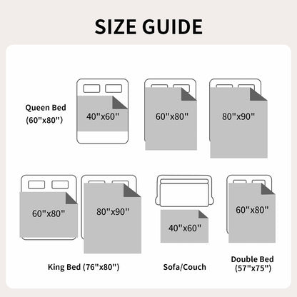 Reversible Waterproof Blanket for Bed Couch Sofa, 40x60, Burgundy/Pink