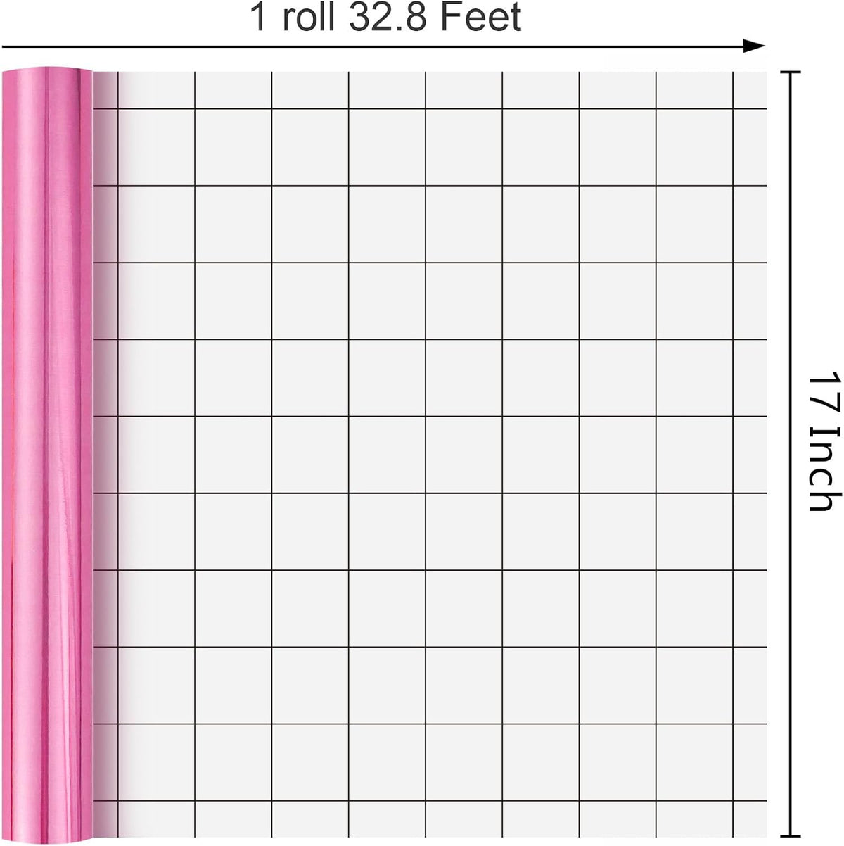 Dark Pink Wrapping Paper Roll - 17 In X 33 Ft(46.5 sq.ft.)