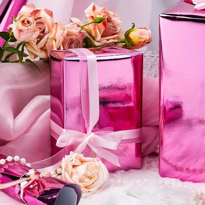 Dark Pink Wrapping Paper Roll - 17 In X 33 Ft(46.5 sq.ft.)