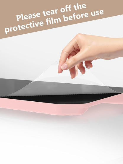2-in-1 Ergonomic Keyboard Stand with Wrist Rest, Pink