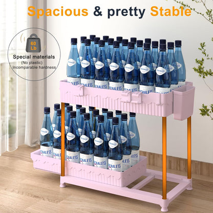 3-Pack 2-Tier Under Sink Organizers with Sliding Drawers