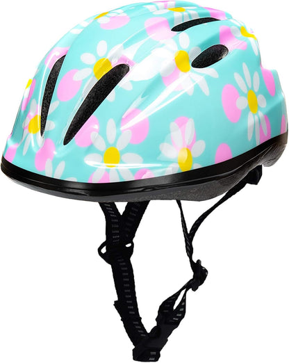 Girl Bike Helmet, Pink, Ages 3-10 Years Adjustable, Multi-Sport