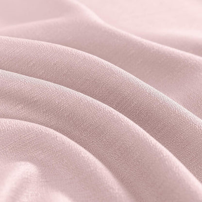 Pink Casual Weave Valance Curtains 18 Inches Rod Pocket 1 Panel