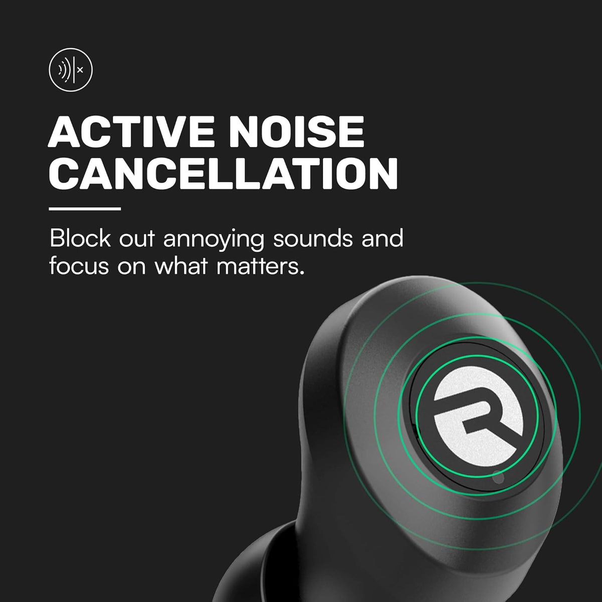 Raycon Everyday Bluetooth Wireless Earbuds with Microphone - Active Noise Cancelling, Sweat & Water-Resistant Earphones, Ear Buds Wireless Bluetooth (Rose Gold)