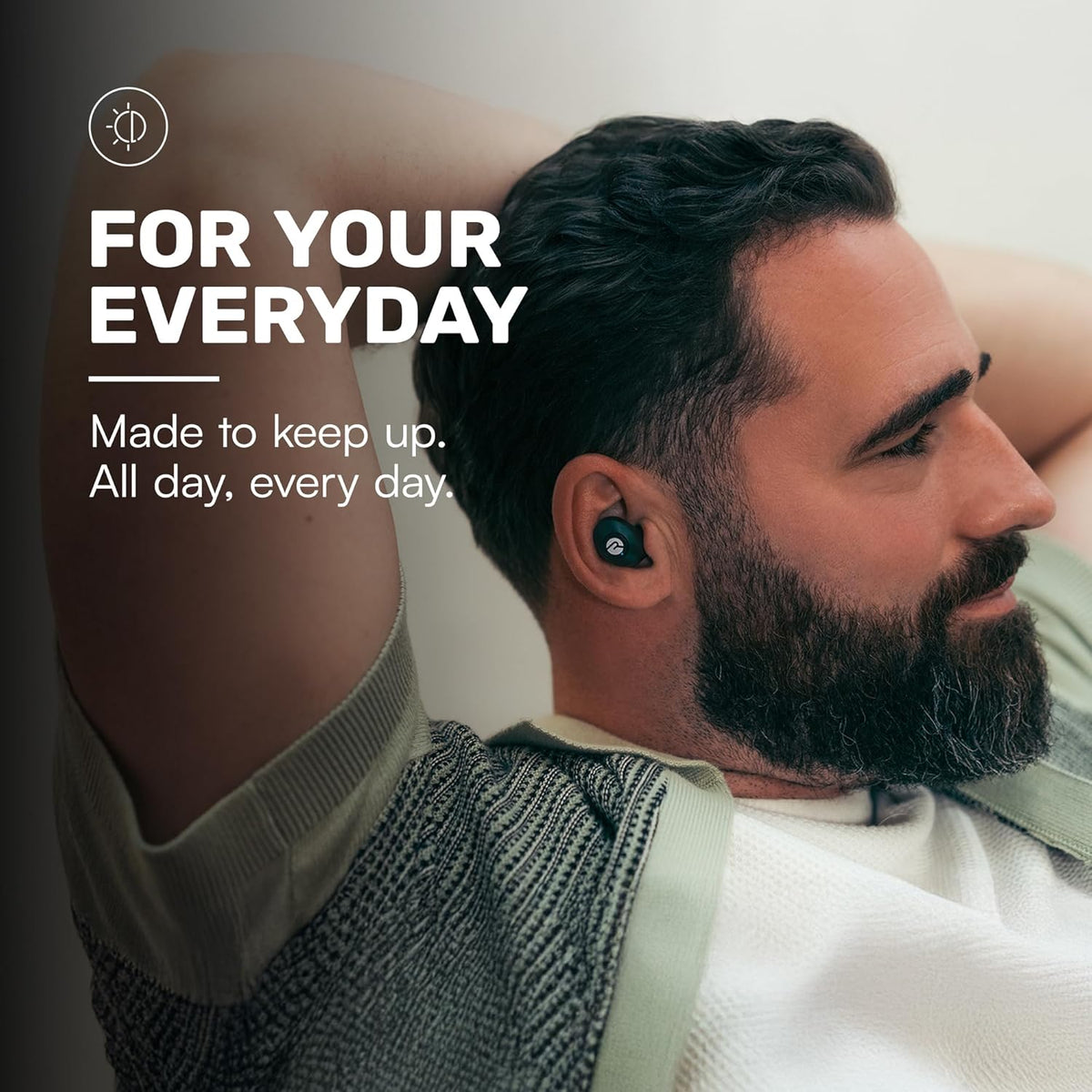 Raycon Everyday Bluetooth Wireless Earbuds with Microphone - Active Noise Cancelling, Sweat & Water-Resistant Earphones, Ear Buds Wireless Bluetooth (Rose Gold)