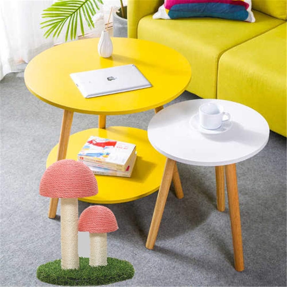 Cat Scratching Post Mushrooms Scratching Post Simulated Lawn Cat Climbing Frame Sisal Cat Scratcher Kittens Toy Home Furniture Protection Pink