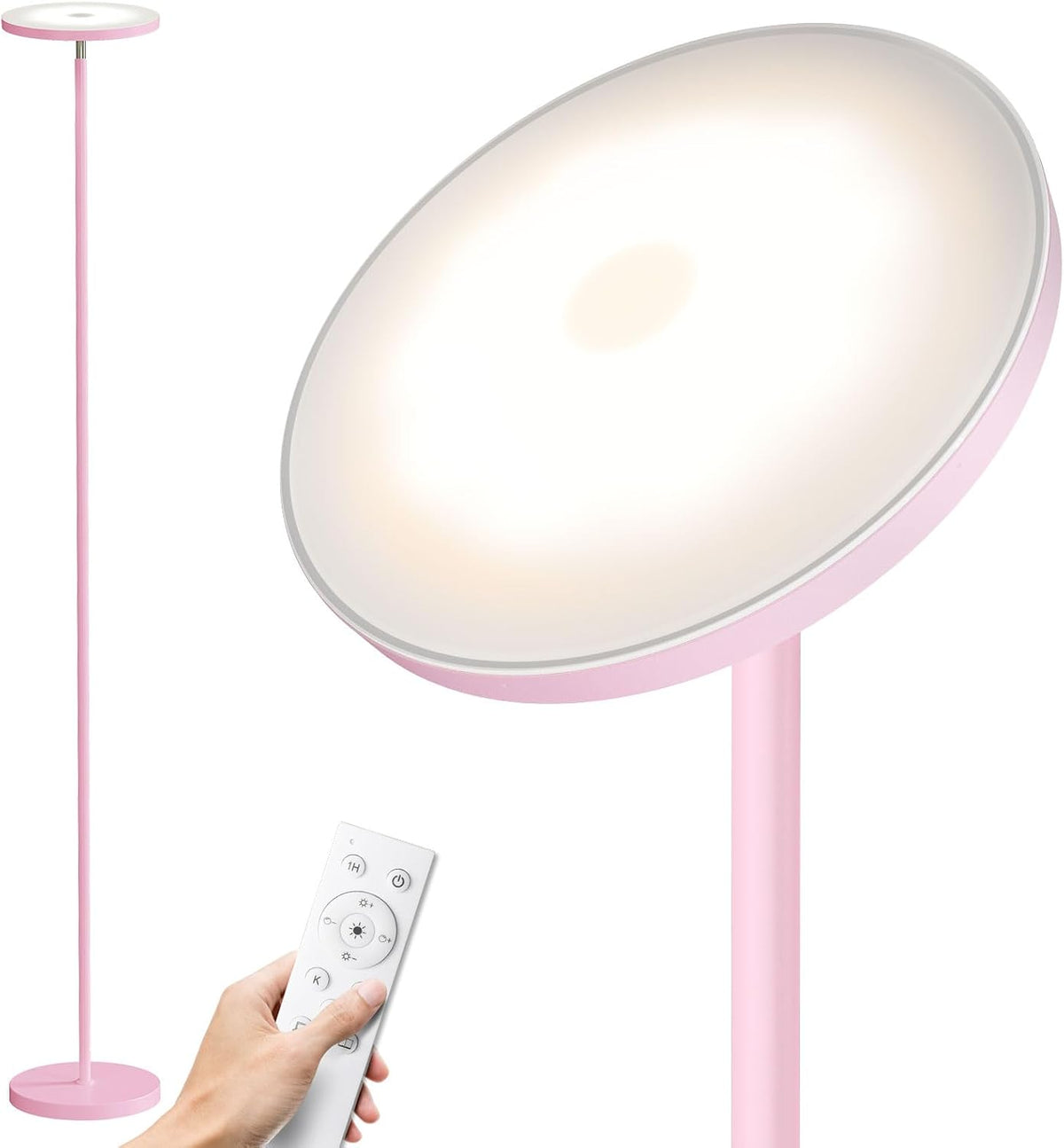 Floor Lamps for Living Room，LED Standing Lamp with Remote Control