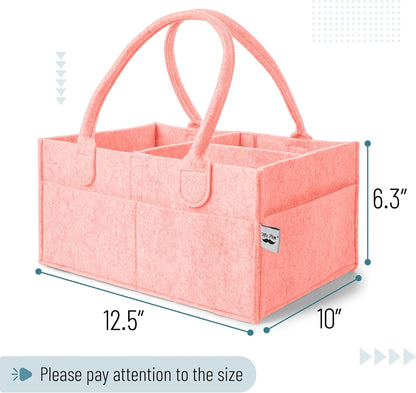 Baby Diaper Caddy Organizer, Pink