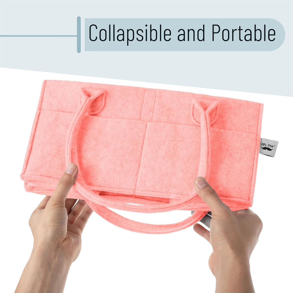 Baby Diaper Caddy Organizer, Pink