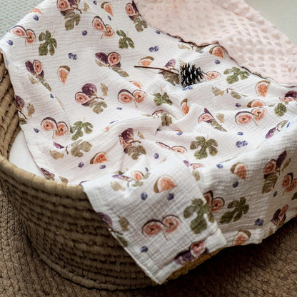 Muslin Baby Blankets for Boys & Girls, 2-Layer Toddler Blanket
