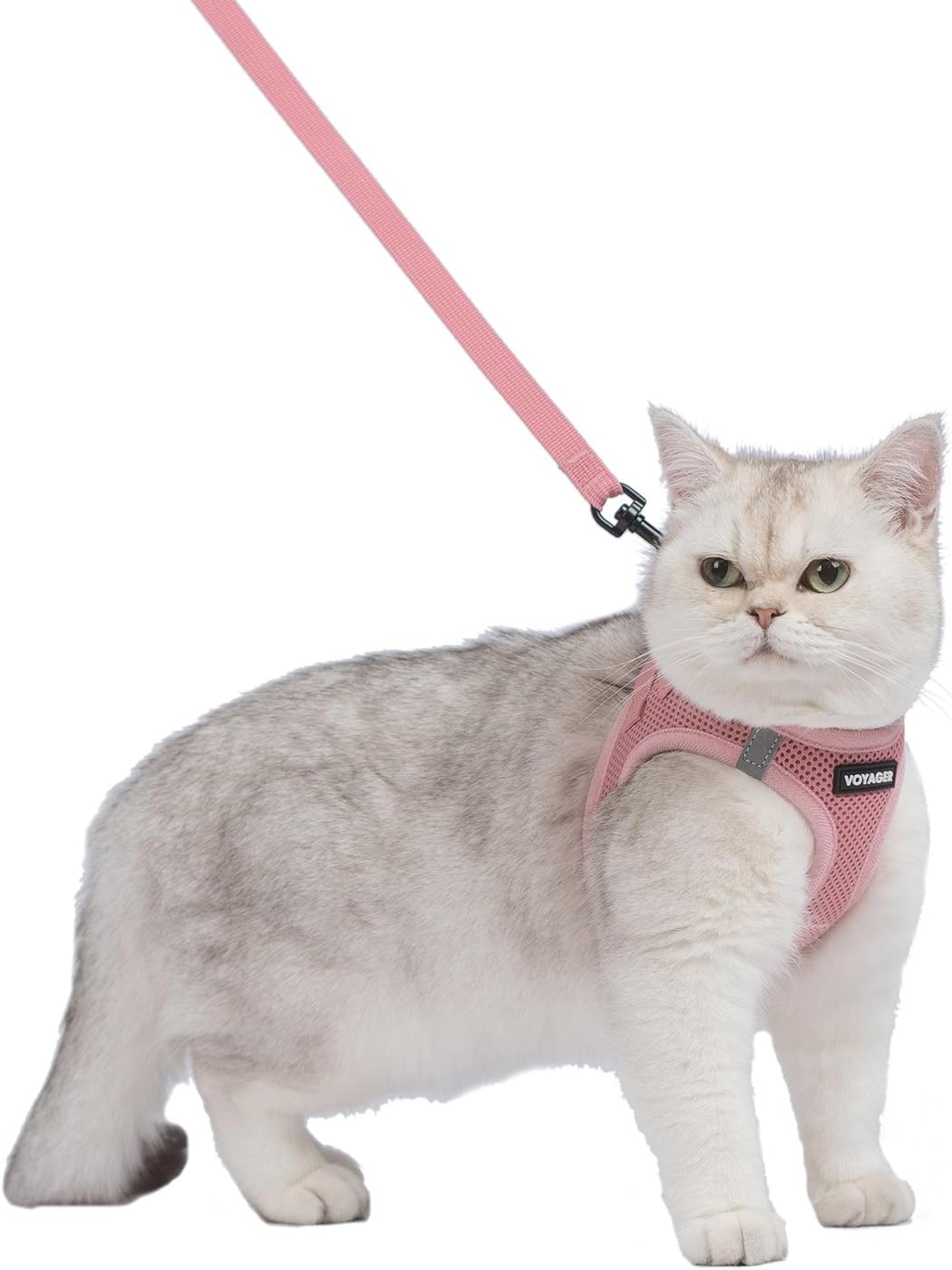 Voyager Step-in Air Cat Harness & Leash Set - Pink, S