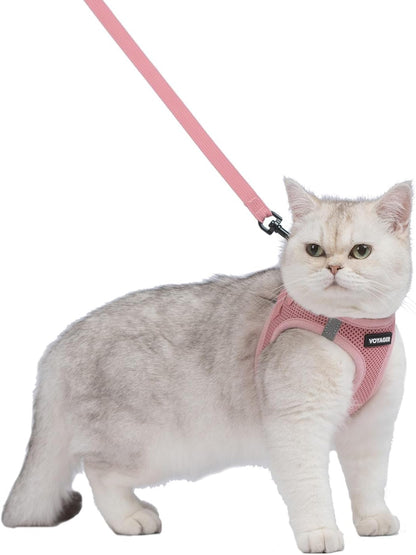 Voyager Step-in Air Cat Harness & Leash Set - Pink, S