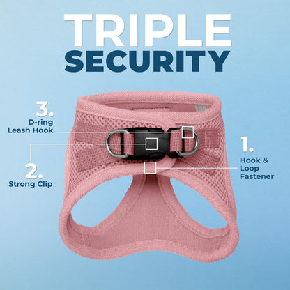 Voyager Step-in Air Cat Harness & Leash Set - Pink, S