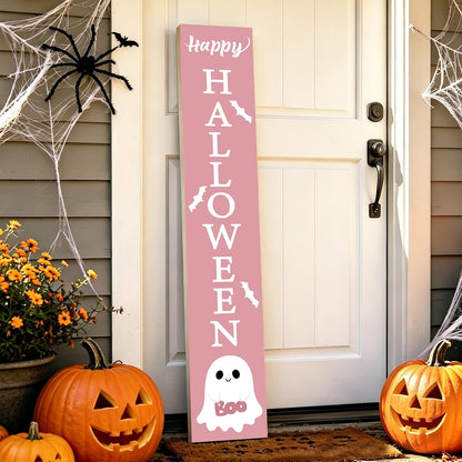 Halloween Porch Decor Door Decorations Outdoor Wooden Porch Sign 46.8 Inch