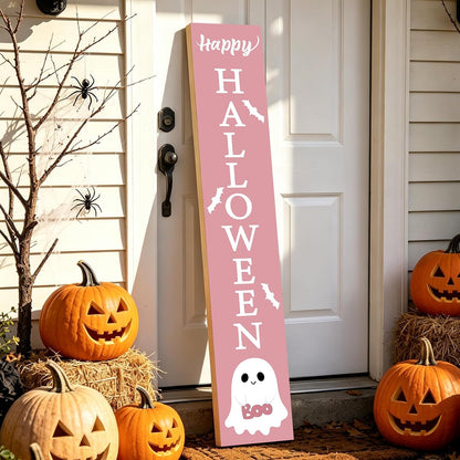 Halloween Porch Decor Door Decorations Outdoor Wooden Porch Sign 46.8 Inch