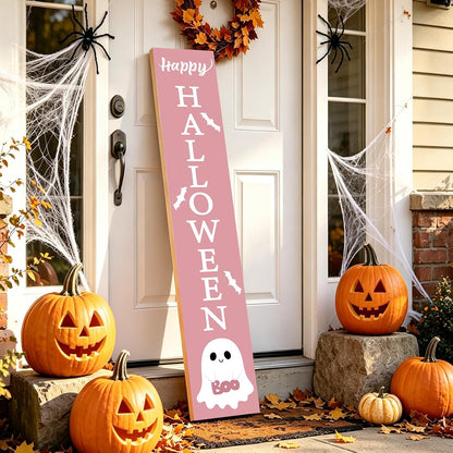 Halloween Porch Decor Door Decorations Outdoor Wooden Porch Sign 46.8 Inch