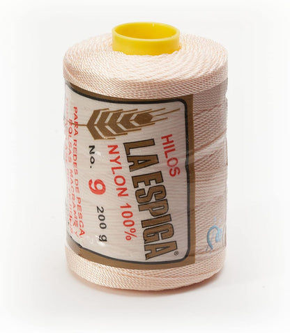 Espiga No. 9-100% Nylon Omega String Cord for Knitting and Crochet - 15 Peach