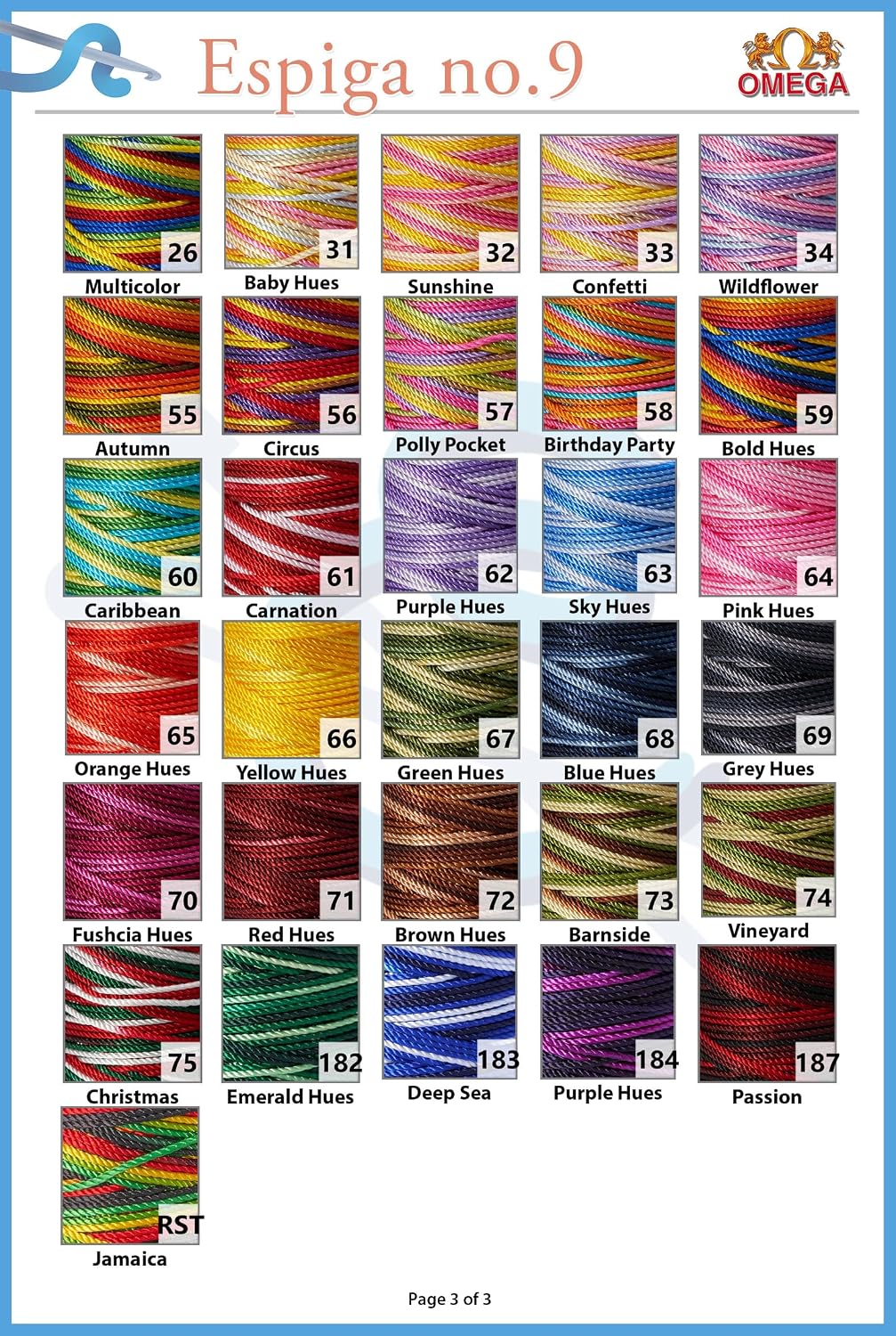 Espiga No. 9-100% Nylon Omega String Cord for Knitting and Crochet - 15 Peach