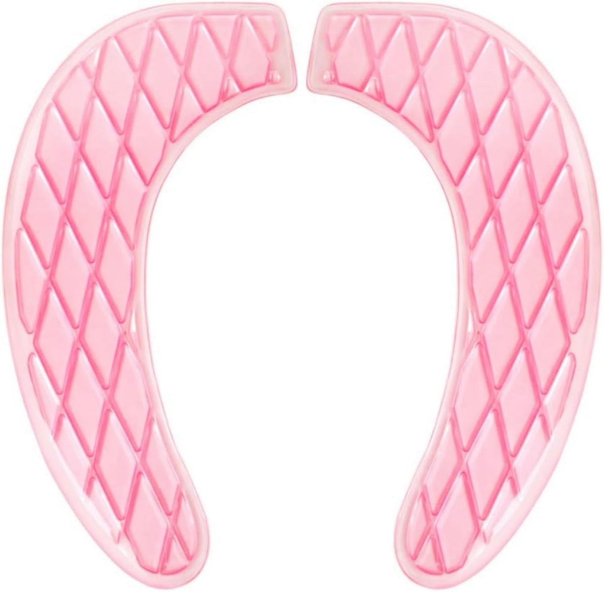 Gel Toilet Seat Cover, Toilet Seat Cushion, Toilet Cover Portable and Washable Toilet Seat Cover Universal, Washable for Standard U Shape Toilet Seats (Pink)