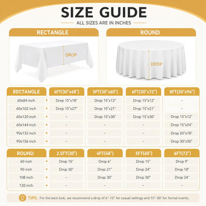 2-Pack Round 108-inch Dusty Pink Table Cloths, Solid Stain and Wrinkle Resistant Circular Tablecloth, Premium Plain Weave Polyester Fabric Table Linen Covers for Hotel, Banquet