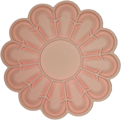 3Pcs Daisy Trivet Mats Insulation Pads 3 Sizes Pot Mats,Pink