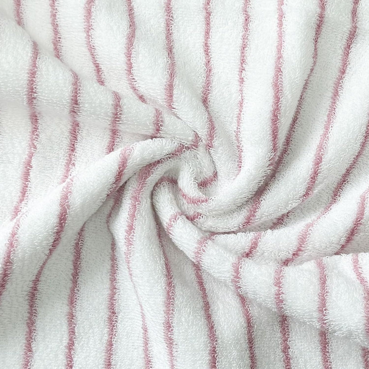 Pink Striped Hand Towels 100% Cotton Soft Clean Hand Towel for Bathroom Kitchen Sports Cute Pink White Stripes Hand Towel 2 Pack, 14 x 30 Inch