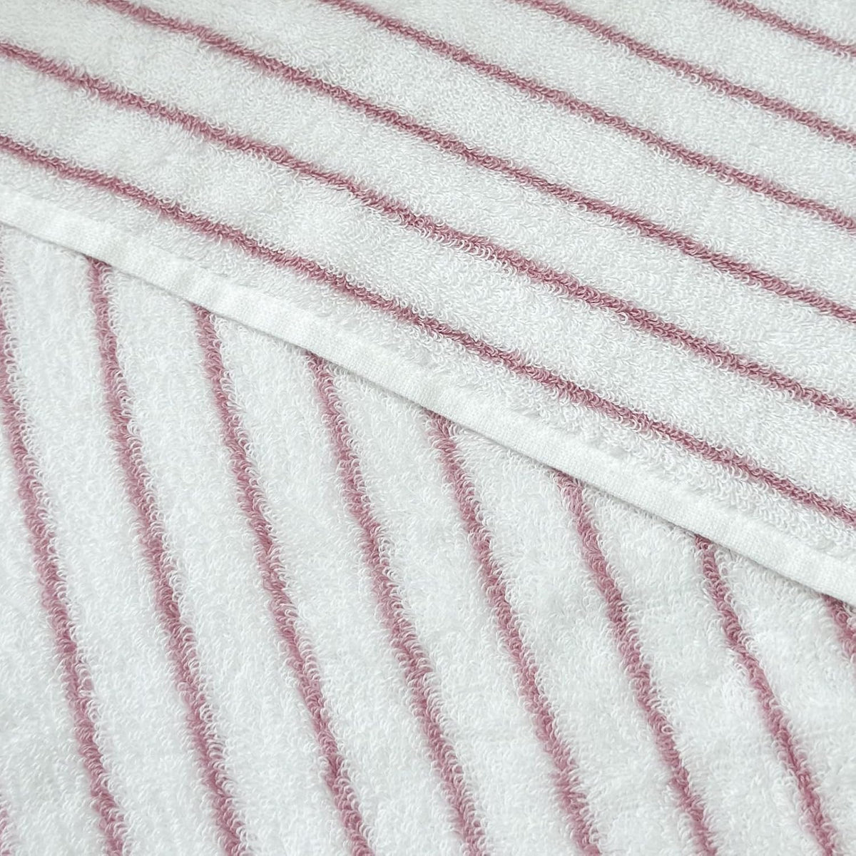 Pink Striped Hand Towels 100% Cotton Soft Clean Hand Towel for Bathroom Kitchen Sports Cute Pink White Stripes Hand Towel 2 Pack, 14 x 30 Inch