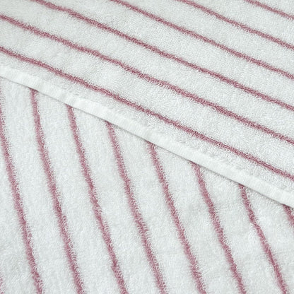 Pink Striped Hand Towels 100% Cotton Soft Clean Hand Towel for Bathroom Kitchen Sports Cute Pink White Stripes Hand Towel 2 Pack, 14 x 30 Inch