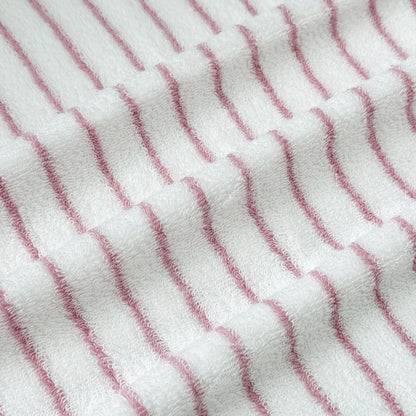 Pink Striped Hand Towels 100% Cotton Soft Clean Hand Towel for Bathroom Kitchen Sports Cute Pink White Stripes Hand Towel 2 Pack, 14 x 30 Inch