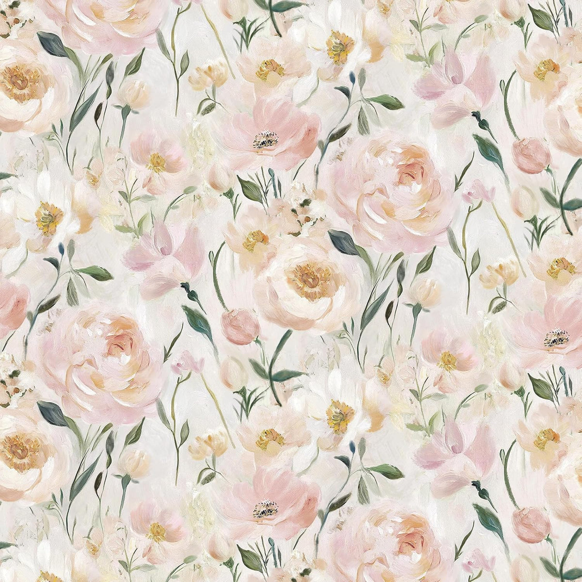 Heroad Floral Wallpaper Pink Flower Peel and Stick Wallpaper Peony Contact Paper Removable Self Adhesive Wall Paper for Bedroom Cabinets Bathroom Girl Nursery Living Room Vinyl Rolls 17.3''x 78.7''
