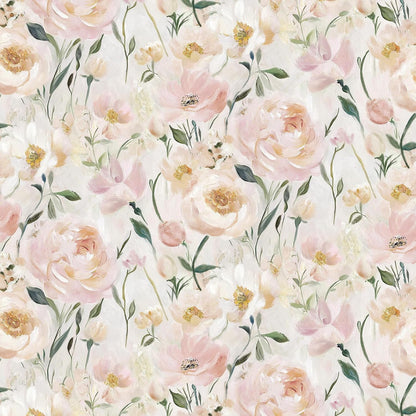 Heroad Floral Wallpaper Pink Flower Peel and Stick Wallpaper Peony Contact Paper Removable Self Adhesive Wall Paper for Bedroom Cabinets Bathroom Girl Nursery Living Room Vinyl Rolls 17.3''x 78.7''