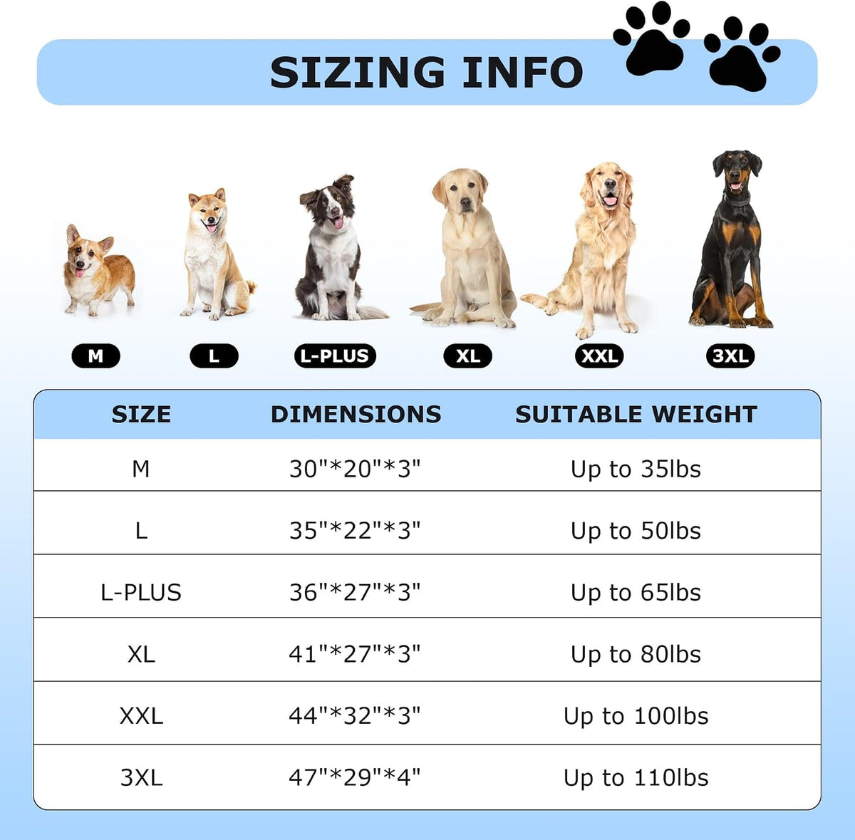 Waterproof Dog Bed Covers Replacement Washable, Pet Bed Cover Only