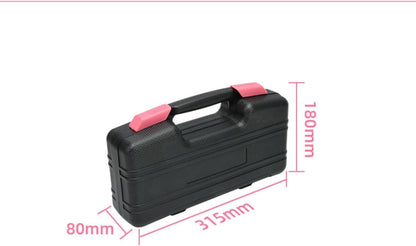 39 Piece General Household Tool Set in Toolbox Storage Case with Essential Hand Tools for Home Repairs Tool(Pink)