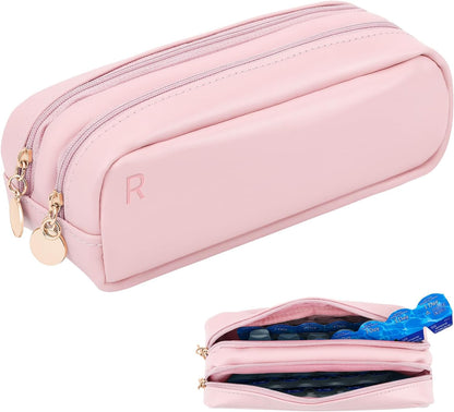 Daily Contact Lens Organizer Case – Waterproof Contact Lens Case for Travel or Home, Portable Contact Case with Clearly Labeled R & L for Disposable Lenses, Holds Up to 60 Disposable Lenses