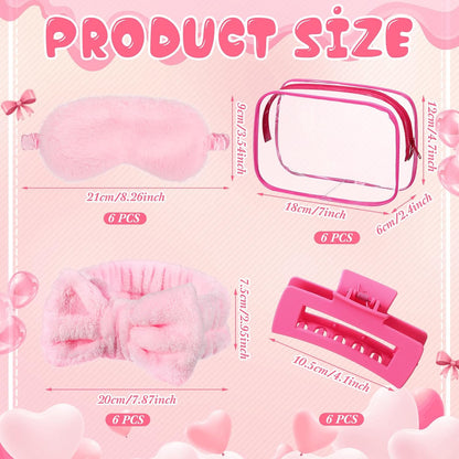 24pcs Sleepover Party Favors for Women, Slumber Party Supplies