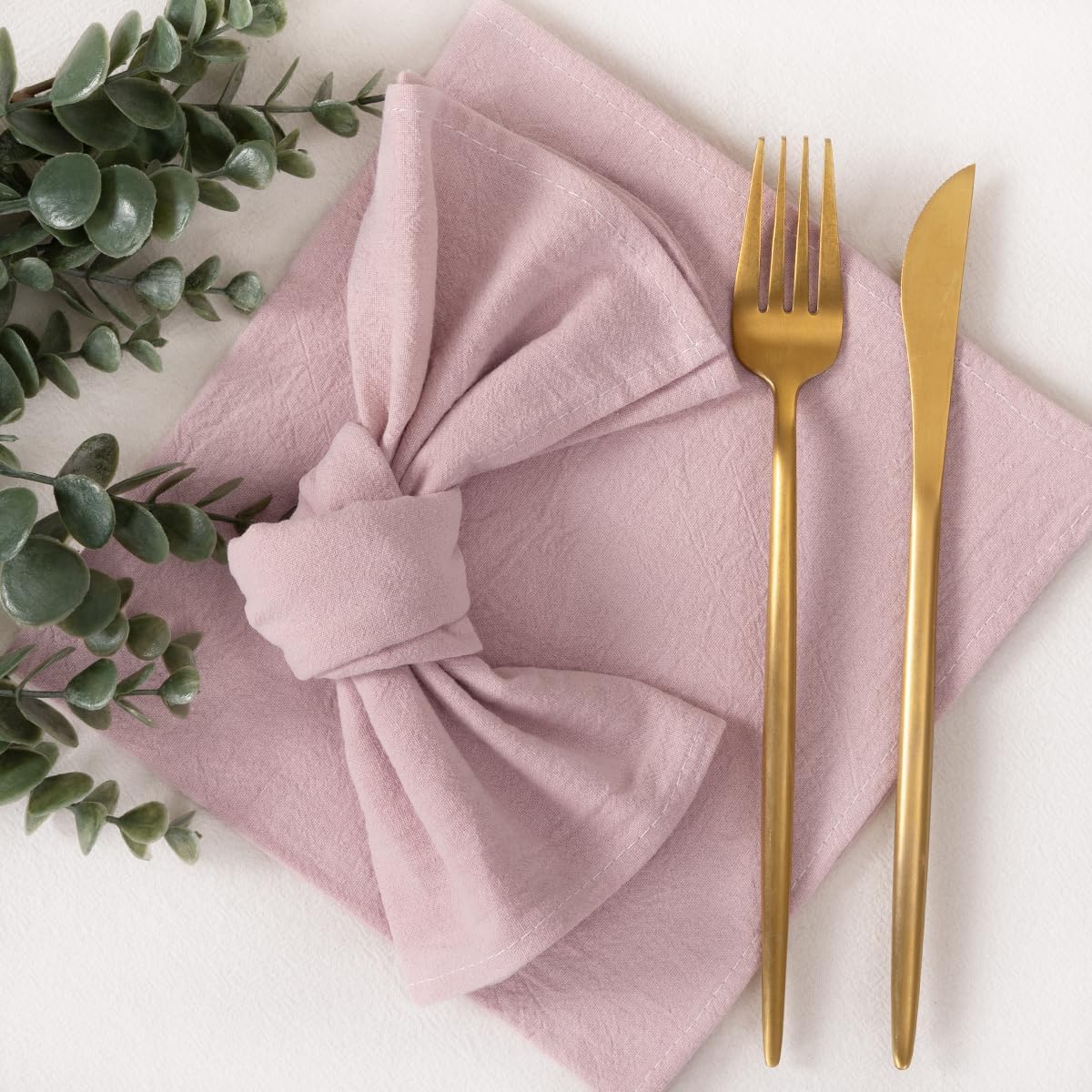 Cloth Napkins Fall Washable Reusable Linen Wedding Party Home Table Decor