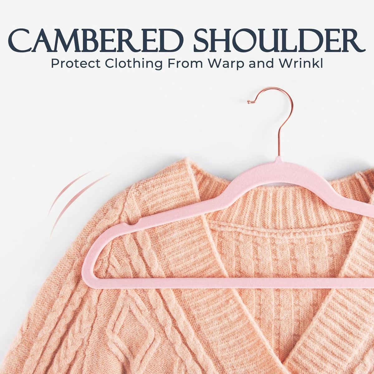 Velvet Hangers 30 Pack, Premium Non-Slip Felt Hangers, Sturdy Pink Clothes Hanger Heavy Duty, Space Saving Durable Suit Coat Hanger, 360° Rotating Rose Gold Hook
